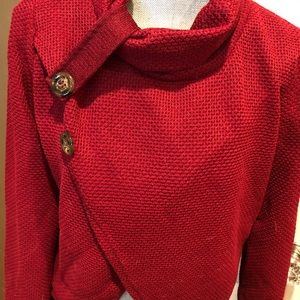 New red sweater large
